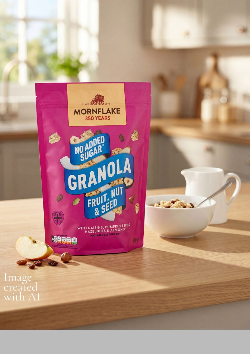 No Added Sugar Granola Fruit, Nut & Seed