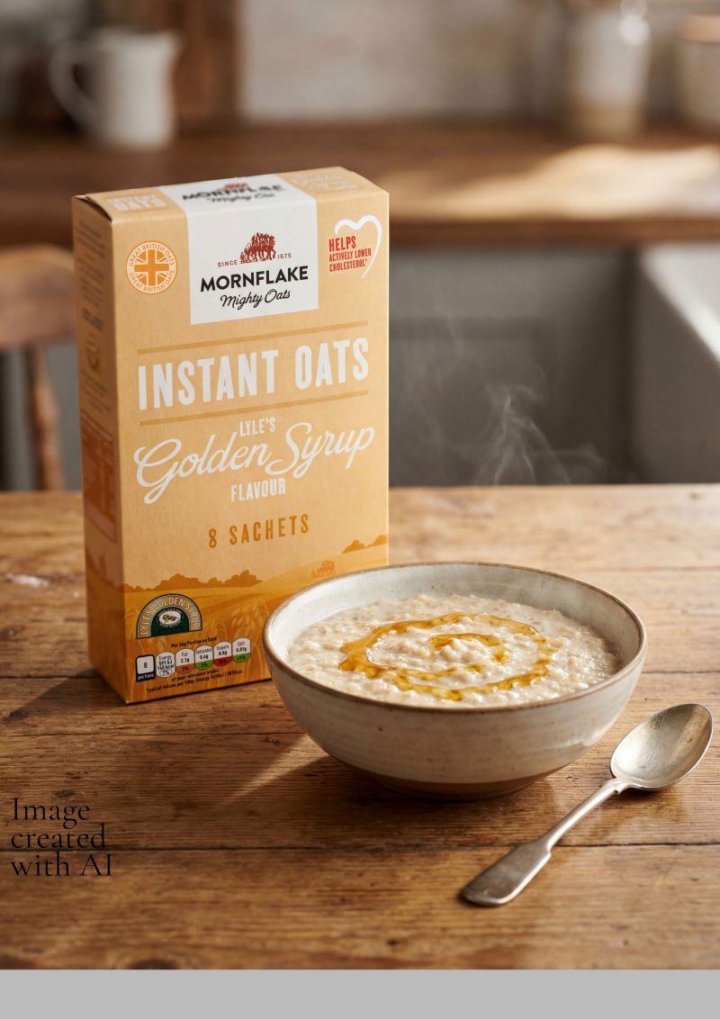 Instant Porridge Golden Syrup Sachets