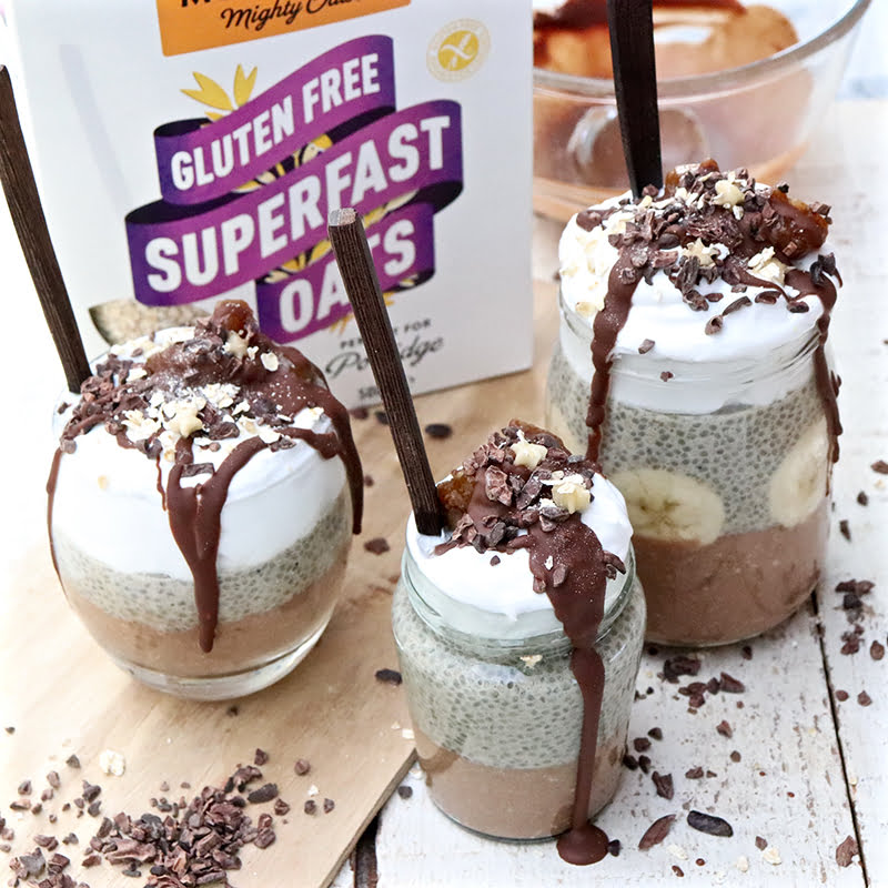 Banana & Chocolate Bircher – Mornflake - Mighty Oats
