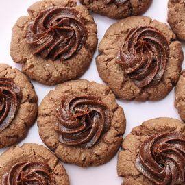 Chocolate Thumbprint Cookies