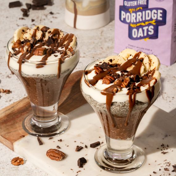 Banana & Chocolate Bircher