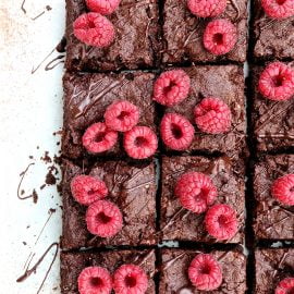 Raspberry and Chocolate Tray Bake