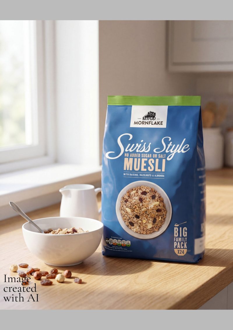 No Added Sugar or Salt Swiss Style Muesli