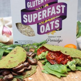 Oat and Spinach Pancakes