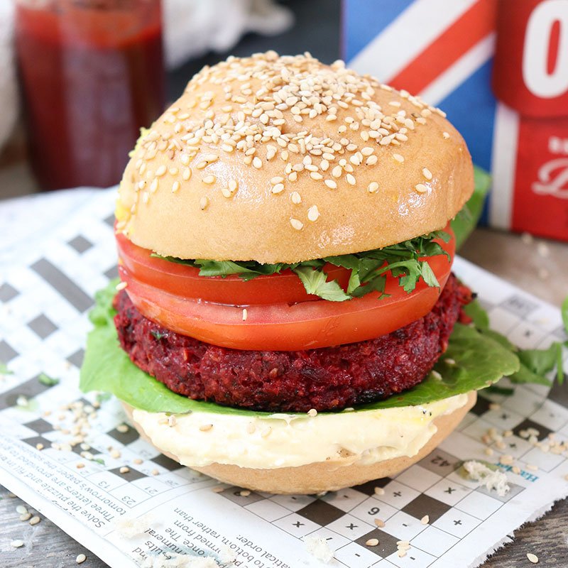 Beetroot Burger – Mornflake