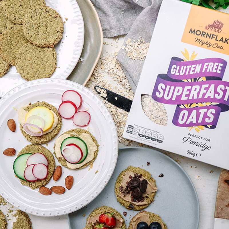 Gluten Free Oatcakes Recipe from the Mornflake Mighty Oats