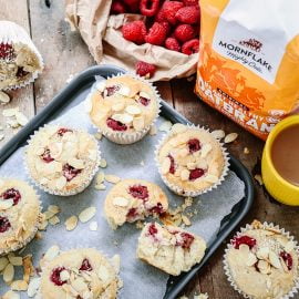 Raspberry and Almond Muffins