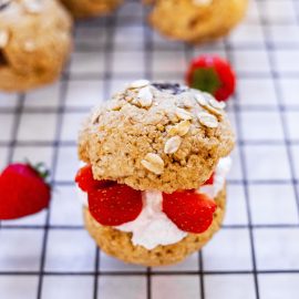 Strawberry Oat Scones
