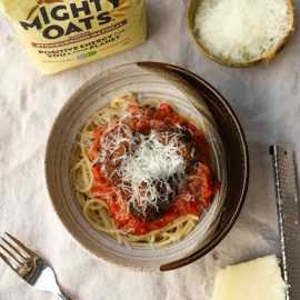 Veggie Balls with Tomato Sauce