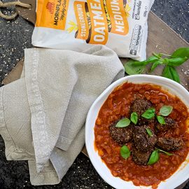 Veggie Balls with Tomato Sauce