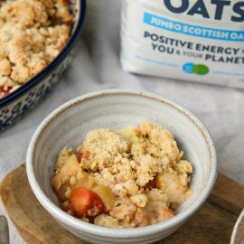 Apple & Plum Oat Crumble