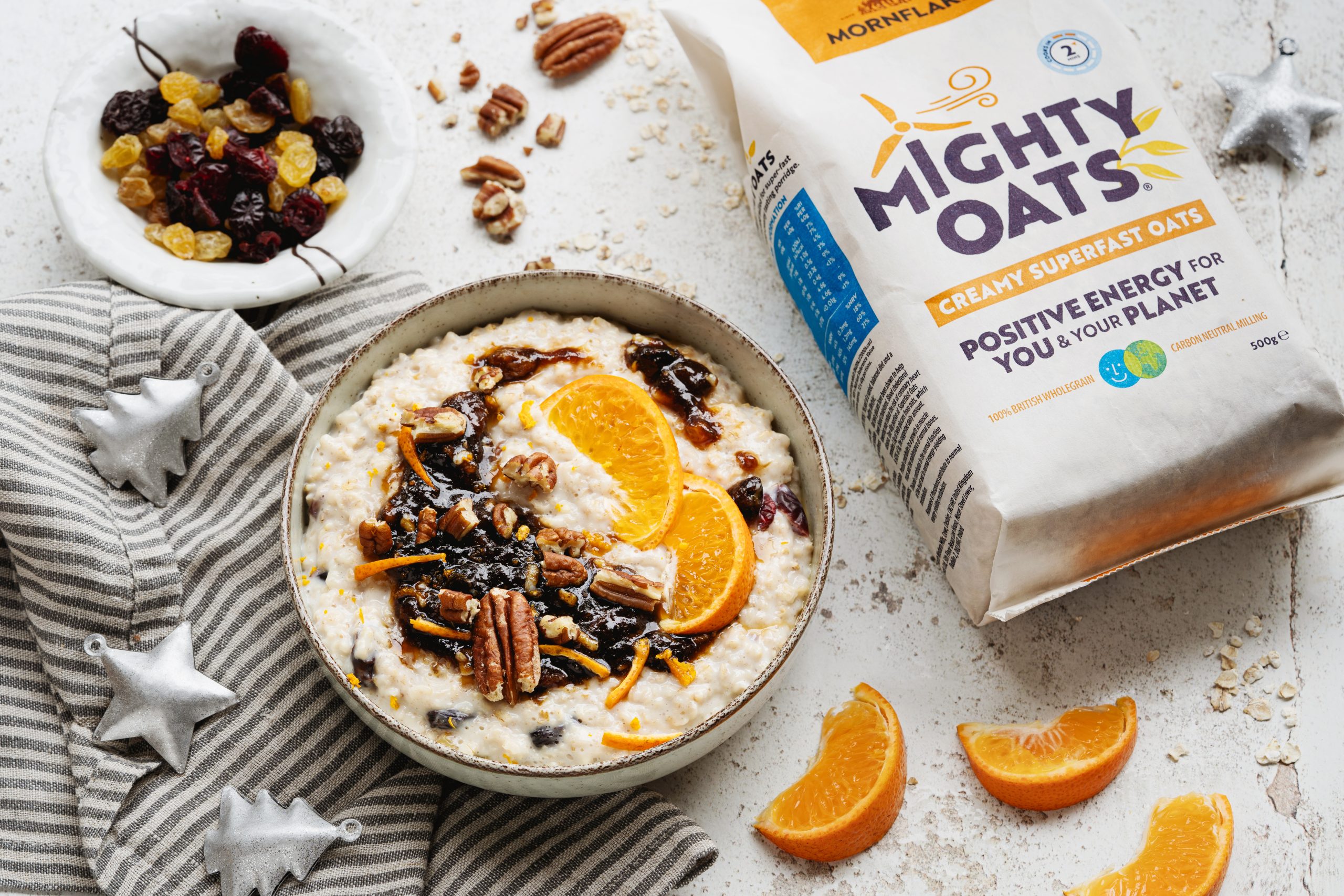 Mince Pie Porridge – Mornflake - Mighty Oats