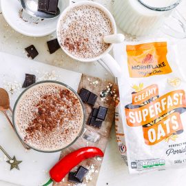 Vegan Hot Chocolate & Chilli Oat Mylk