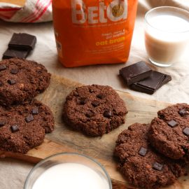 Double Chocolate Oat Bran Cookies