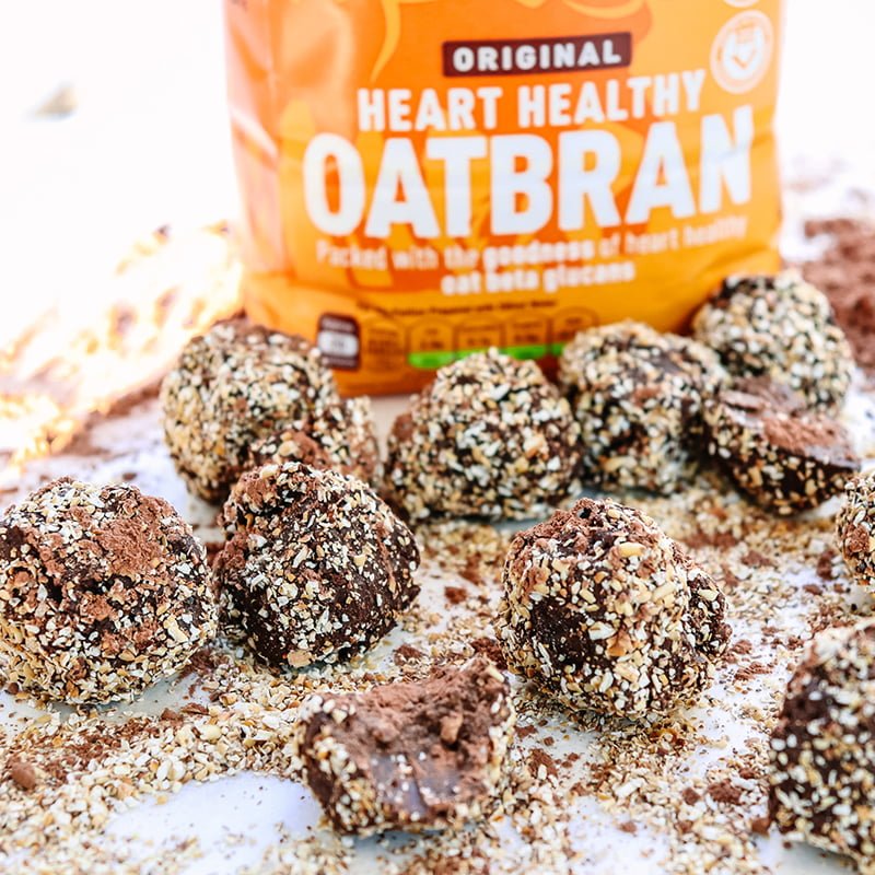 Chocolate Oat Bran Truffles – Mornflake - Mighty Oats