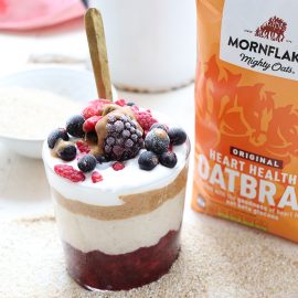 Vanilla Oatbran and Berry Chia Jam Pot