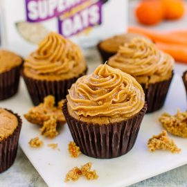 Oaty Carrot Cake Muffins