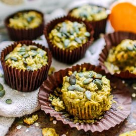 Sweet Potato & Spinach Muffins