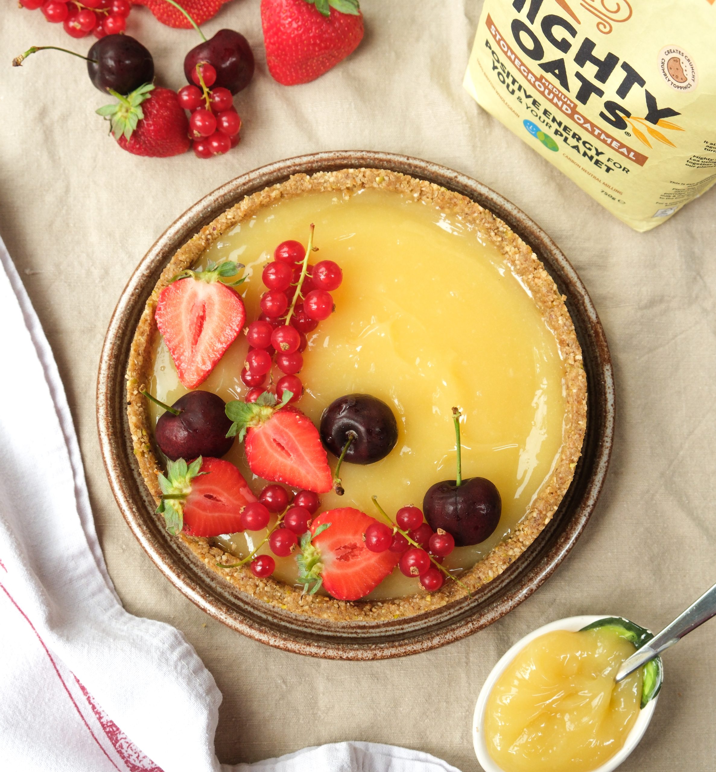 Lemon Curd Tart – Mornflake - Mighty Oats