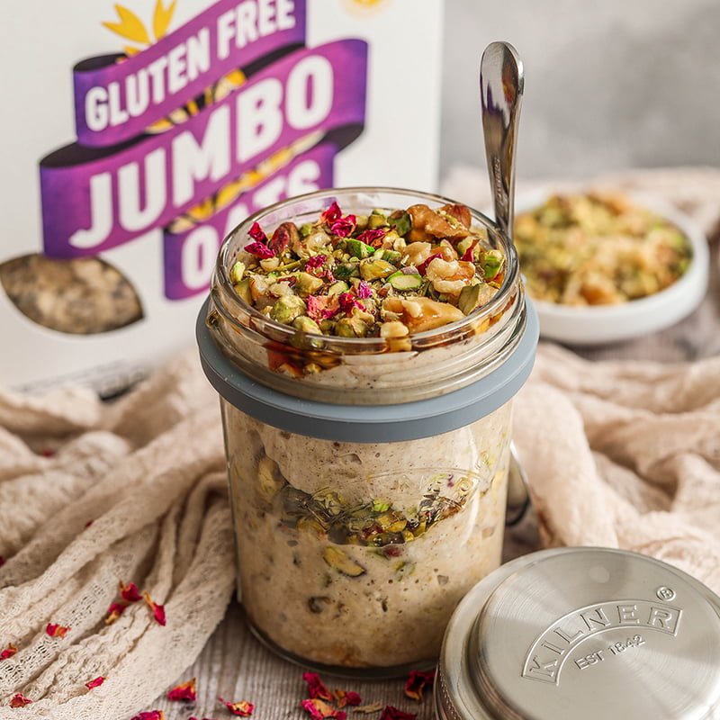 Baklava Overnight Oats – Mornflake - Mighty Oats
