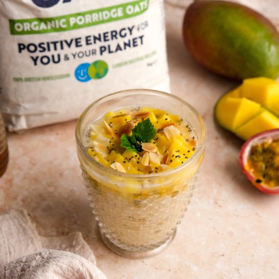 Mango & Passion Fruit Overnight Oats