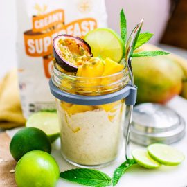 Mango & Passion Fruit Overnight Oats