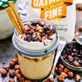 Overnight Hazelnut Latte Oats