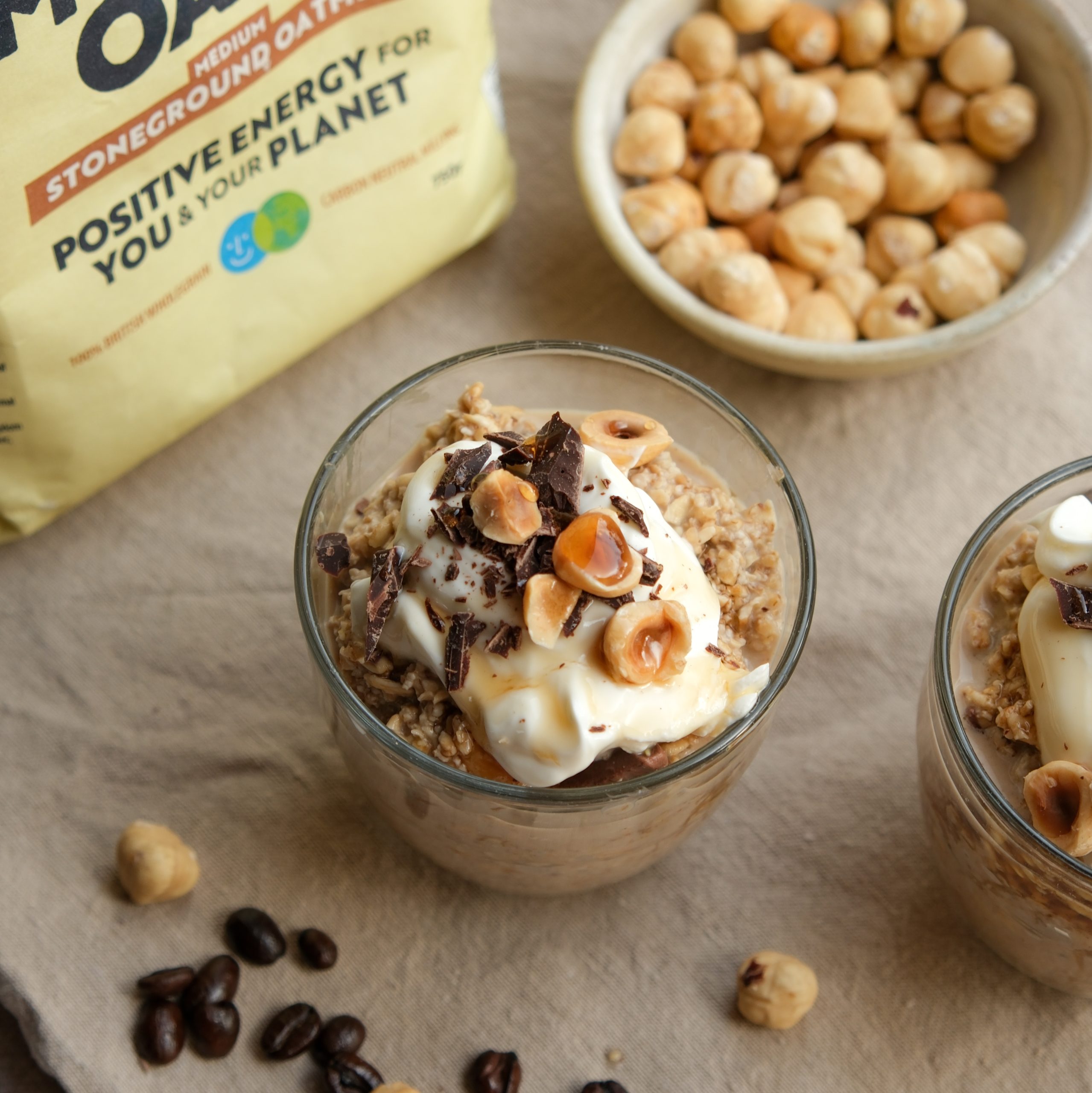 Overnight Hazelnut Latte Oats – Mornflake