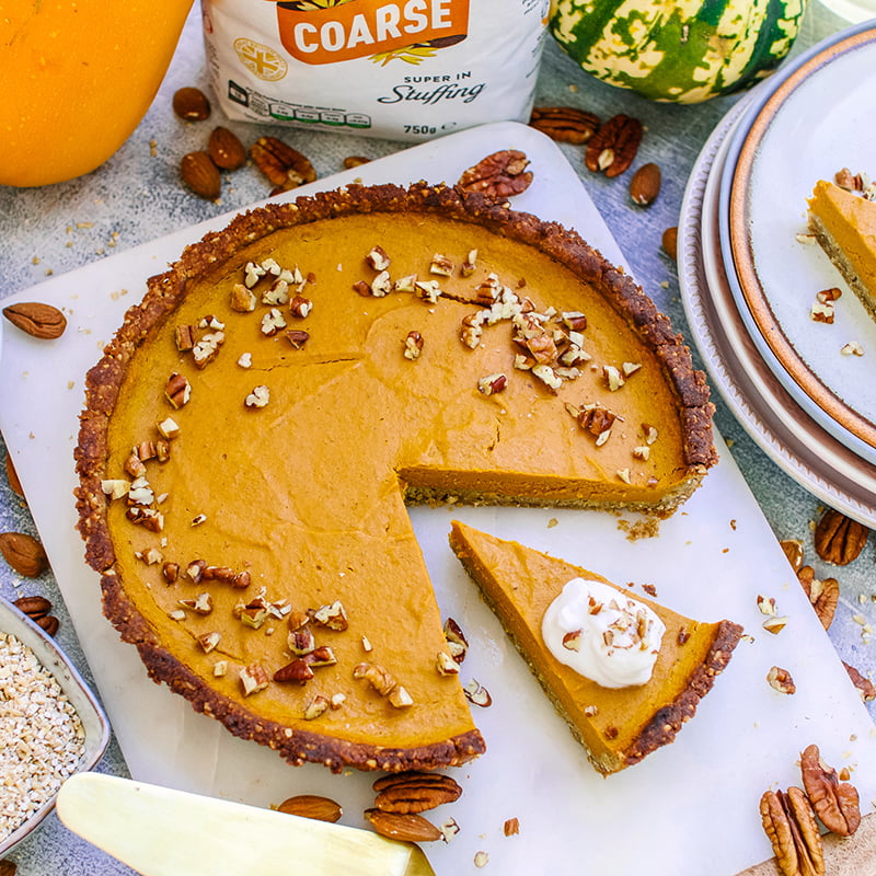 Pumpkin Oat Pie Recipe from the Mornflake Mighty Oats