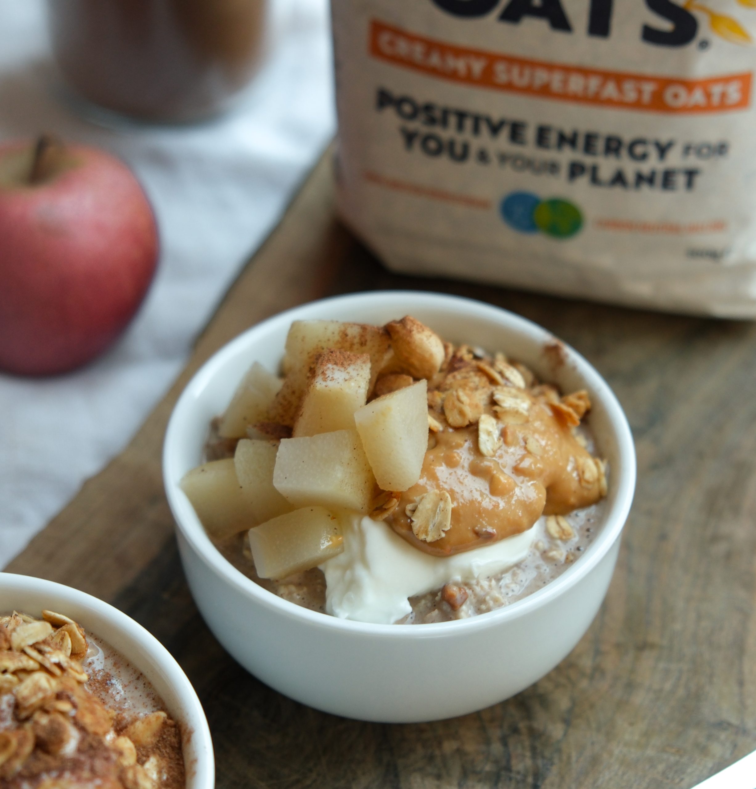 Apple & Cinnamon Overnight Oats – Mornflake - Mighty Oats