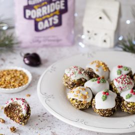 Vegan Christmas Pudding Bites