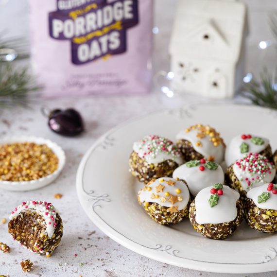 Vegan Christmas Pudding Bites