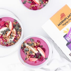 Apple Beetroot Oat Smoothie Bowl