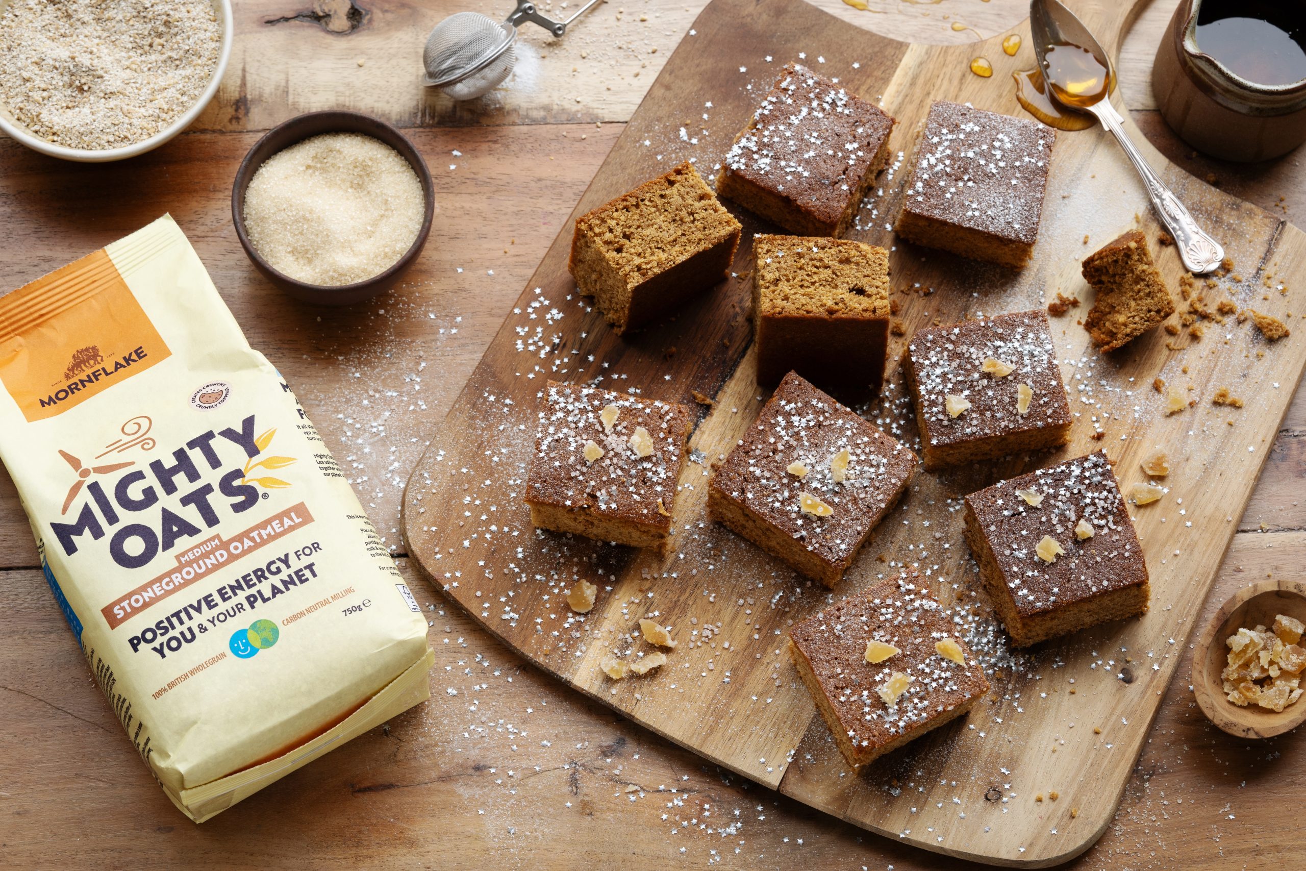 Sticky Vegan Parkin – Mornflake - Mighty Oats