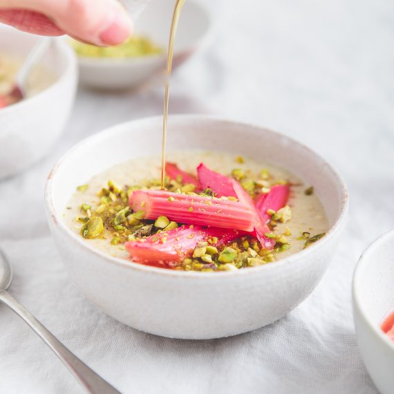 Rhubarb and Ginger Porridge