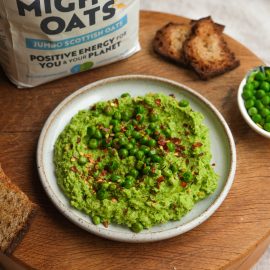 Spring Pea, Broad Bean + Mint Hummus