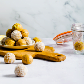 Lemon Poppy Seed Bliss Balls