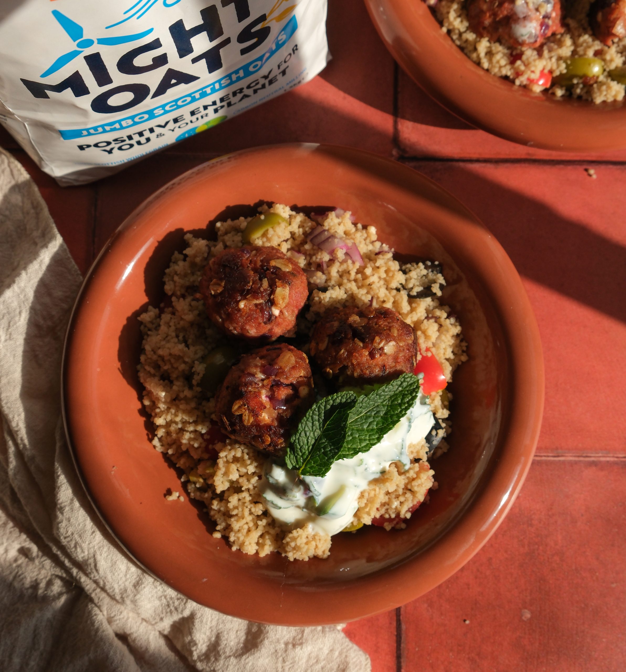 Greek 'Meatball' Salad – Mornflake - Mighty Oats