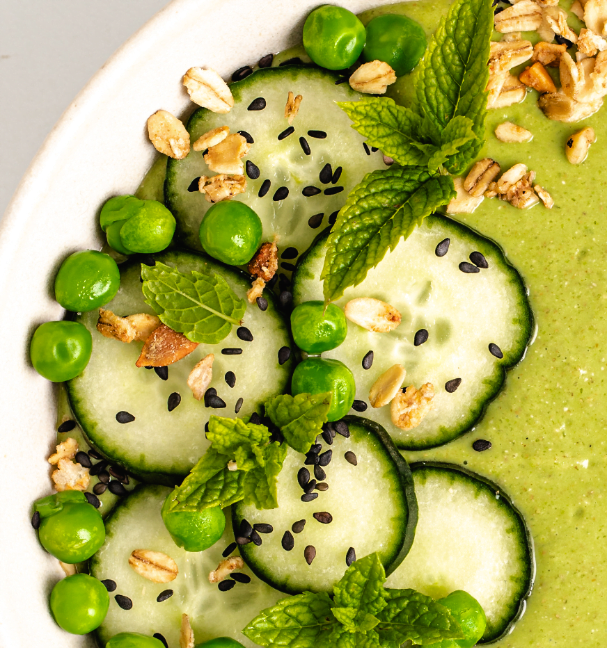 Sweet Pea Mint Smoothie – Mornflake - Mighty Oats