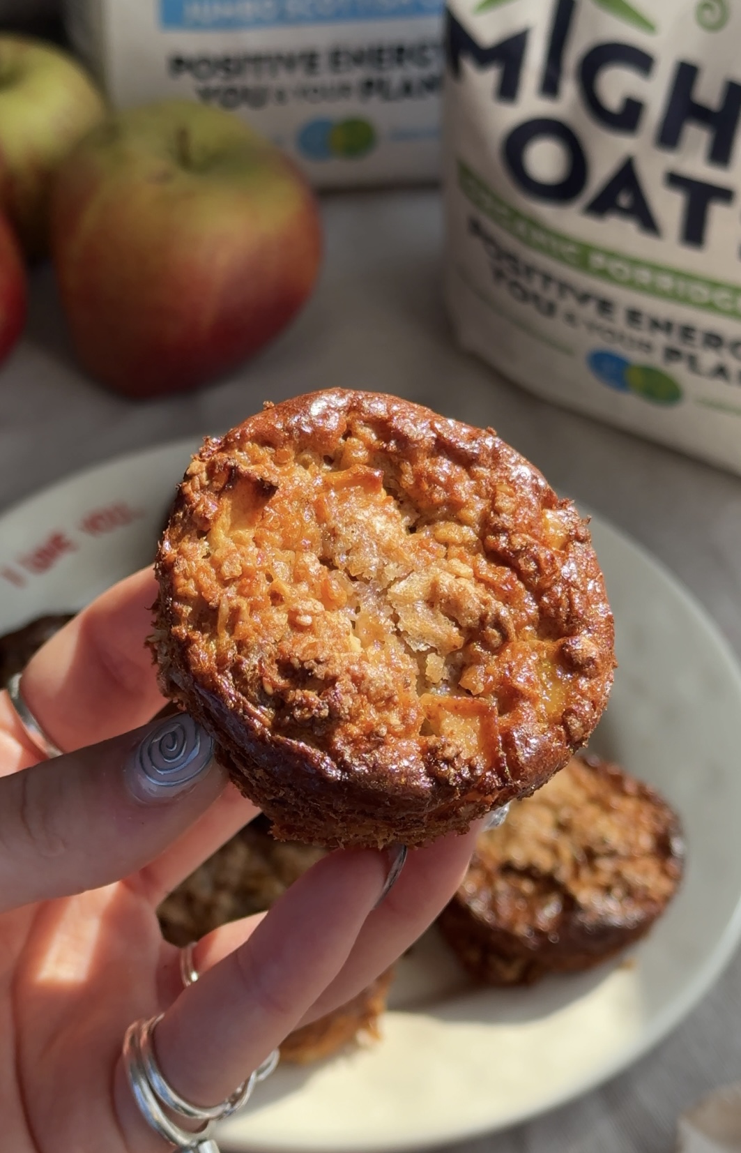 Baked & Apple Cinnamon Cups – Mornflake - Mighty Oats