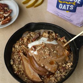 Pear Pecan Baked Oats