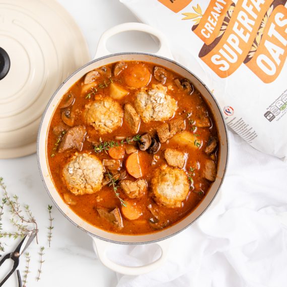 Vegan Stew with Dumplings