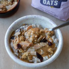 Mince Pie Overnight Oats