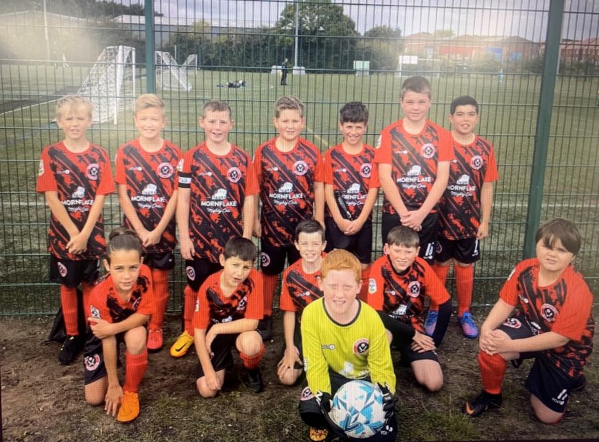 The Rangers, a team for children aged under 11 as part of Cheshire Blades FC