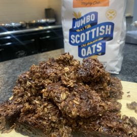Soft and Chewy Chocolate Flapjacks
