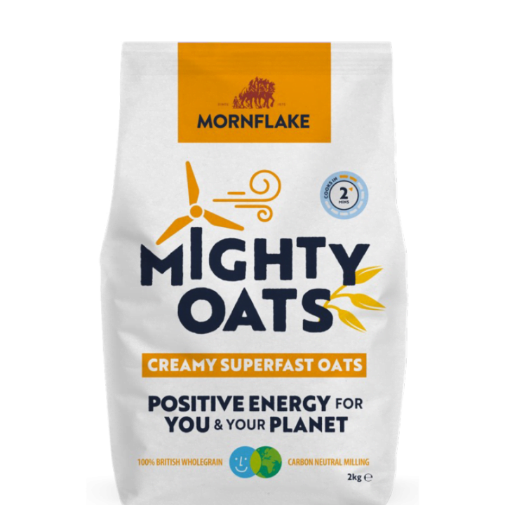 Buy Steel Cut Oats in 750g packs from Mornflake Mighty Oats