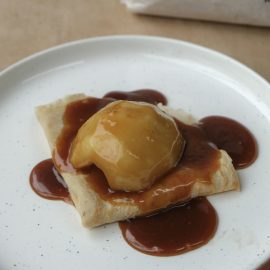 Toffee Apple Crepes