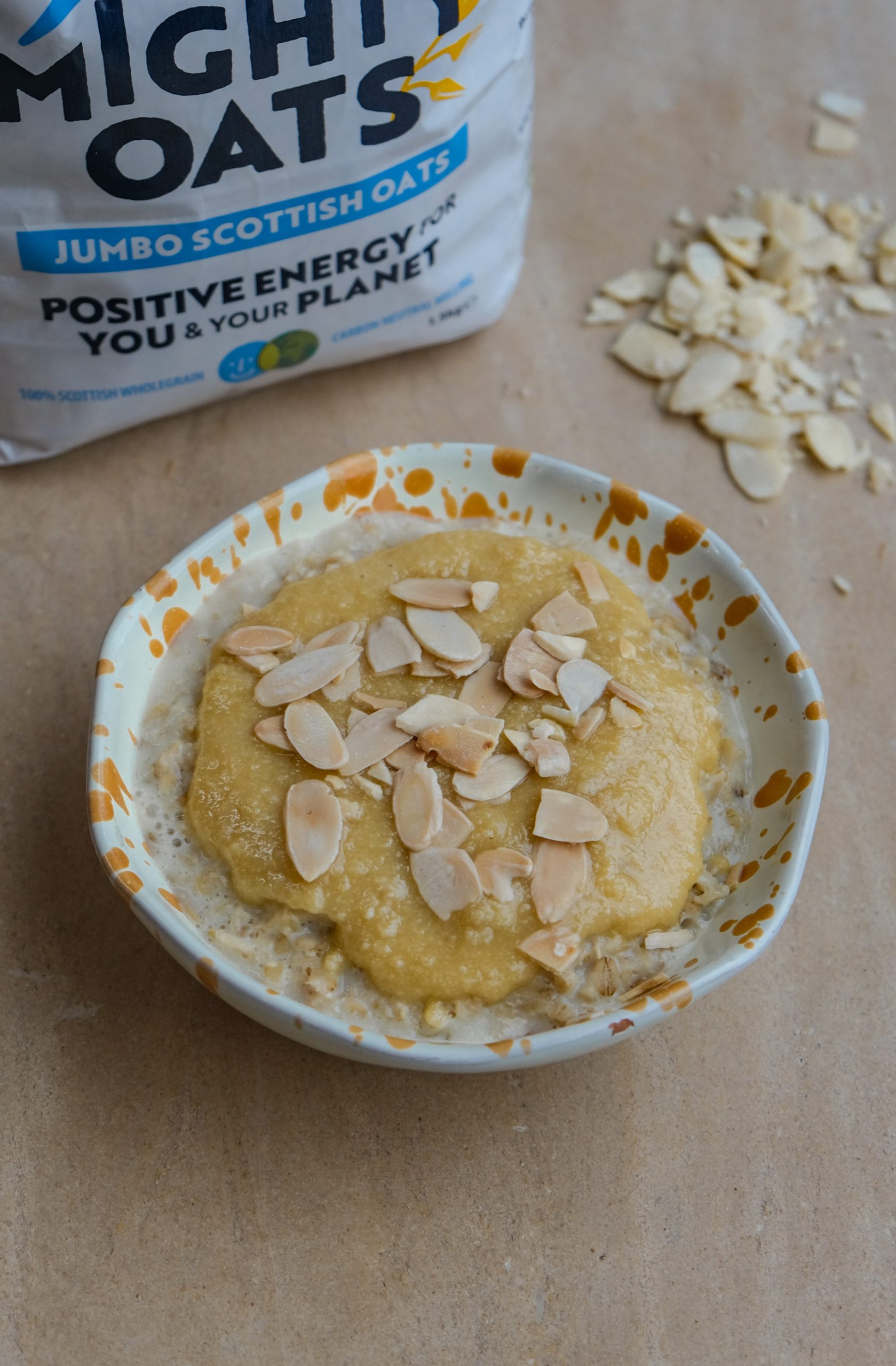Almond Croissant Oats Mornflake Mighty Oats