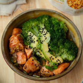 Teriyaki Salmon with Oat Made