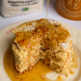 Almond Croissant Pancakes